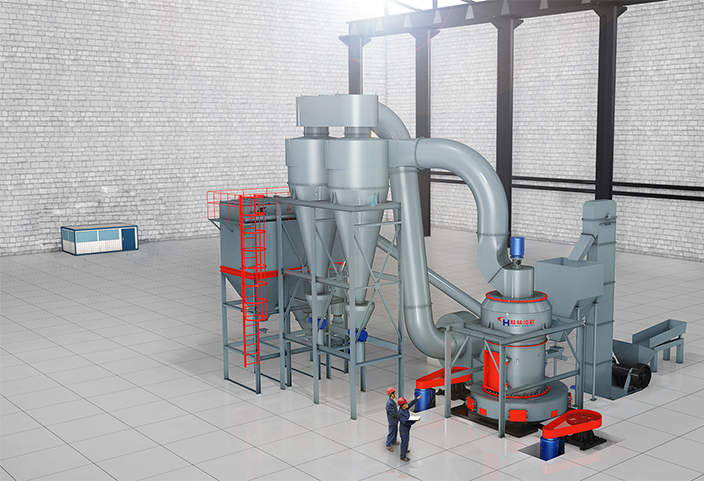 HC縱擺式磨粉機石油焦成套設備系統(tǒng)組成